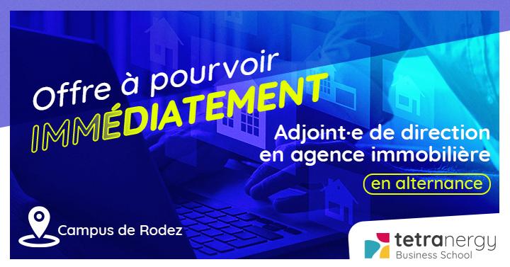 ADJOINT·E DE DIRECTION EN AGENCE IMMOBILIÈRE (Luc-la-Primaube)