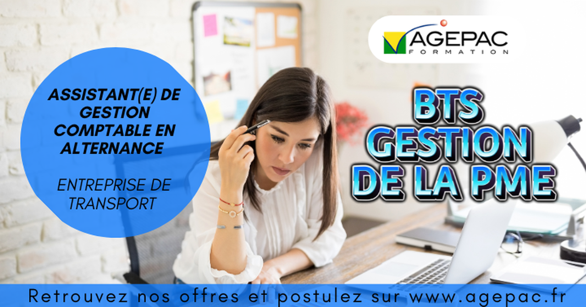 ASSISTANT(E) DE GESTION COMPTABLE - BTS GPME EN ALTERNANCE - ENTREPRISE DE TRANSPORT | REF966