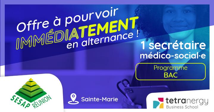 SECRÉTAIRE MÉDICO-SOCIAL·E (Sainte-Marie)