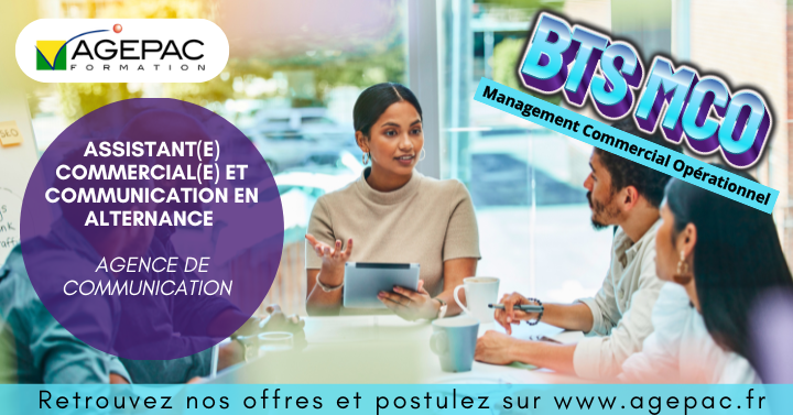 Assistant(e) en développement commercial et communication (H/F) - BTS MCO en Alternance au sein d'une Agence de Communication | REF954