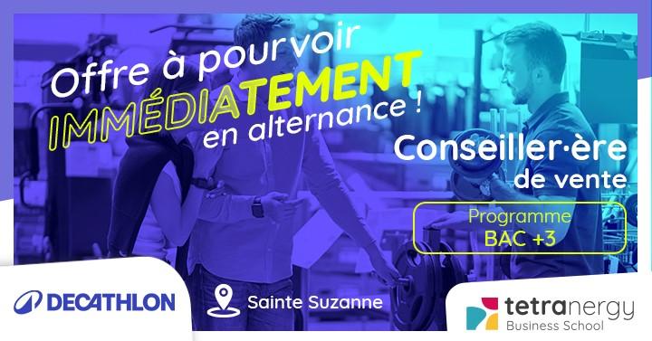 2 CONSEILLER·ÈRES DE VENTE EN MAGASIN DE SPORT (Sainte-Suzanne)