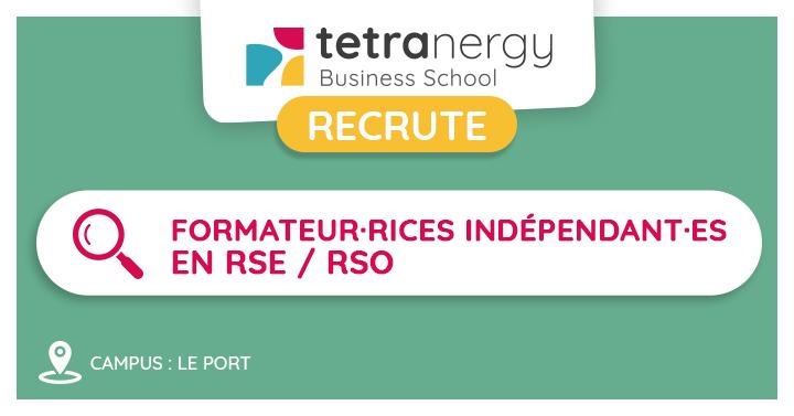 FORMATEUR·RICES INDÉPENDANT·ES EN DROIT / MANAGEMENT / MARKETING - RSE & RSO (Ouest)