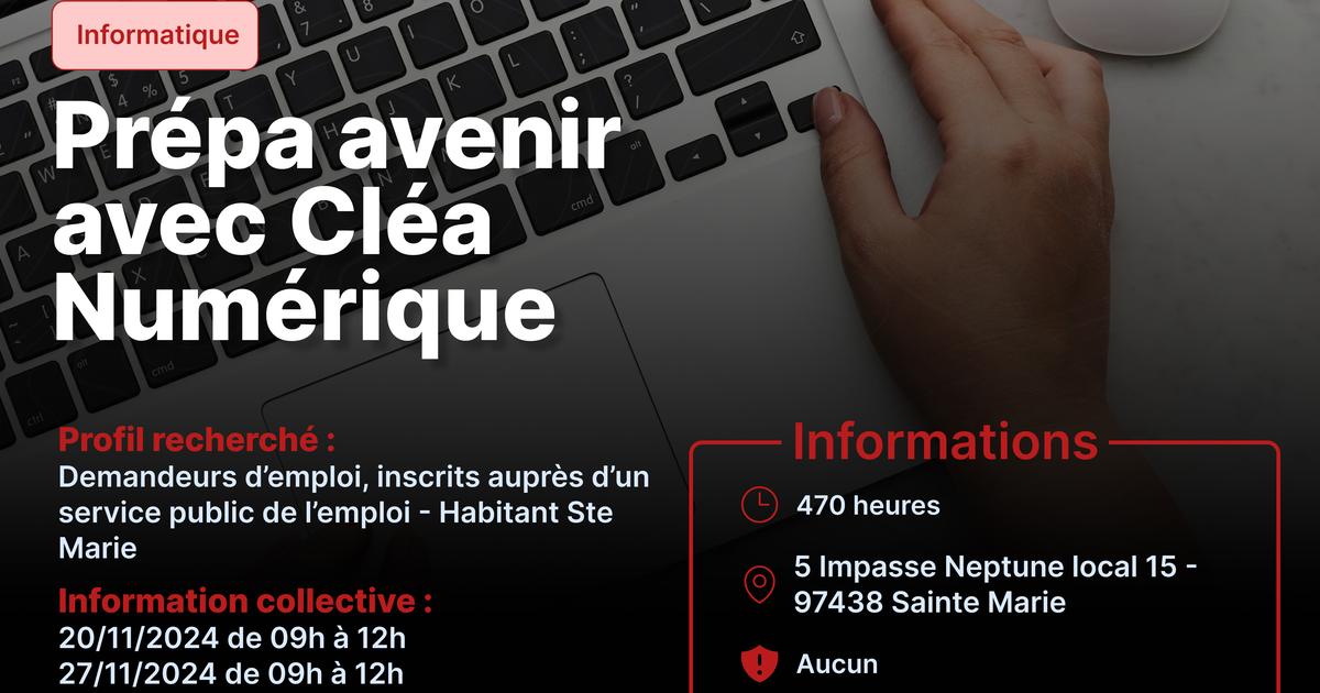 [OFFRE DE FORMATION] Prépa avenir avec Cléa Numérique - H/F