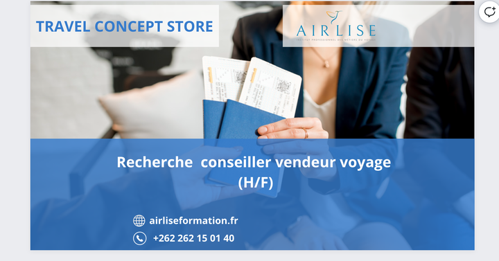 Conseiller Vendeur Voyage Réunion