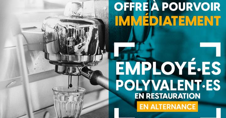 EMPLOYÉ·E POLYVALENT·E EN RESTAURATION (Saint-Denis)