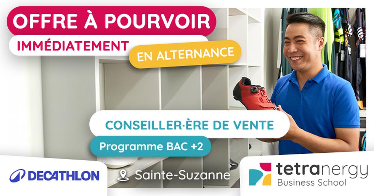 CONSEILLER·ÈRE DE VENTE EN MAGASIN DE SPORT (Sainte-Suzanne)