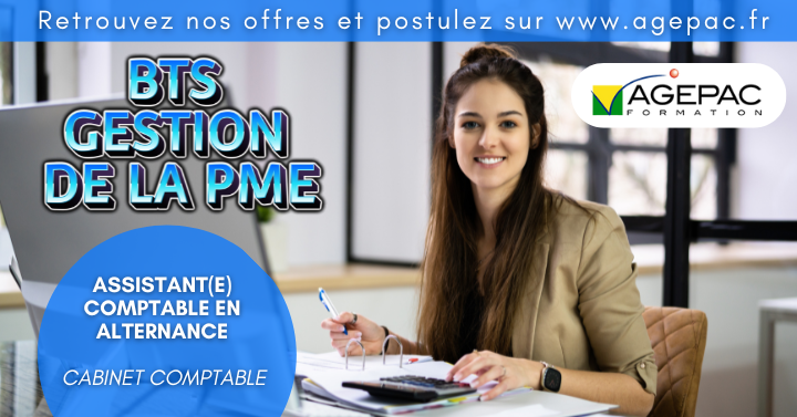 ASSISTANT(E) COMPTABLE (H/F) - BTS GPME EN ALTERNANCE - Cabinet Comptable  | REF961