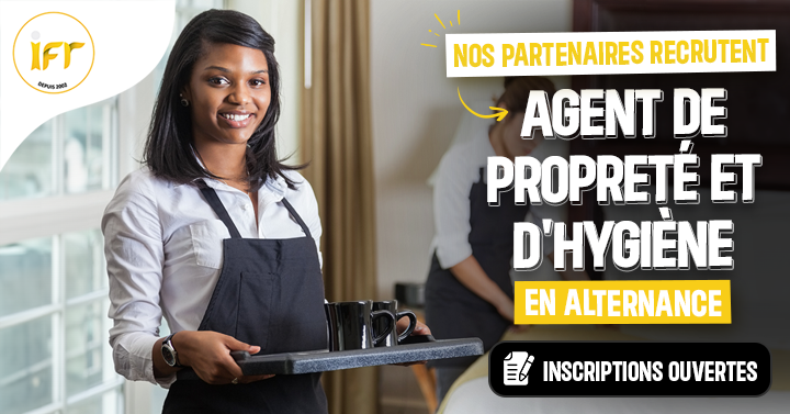 AGENT DE PROPRETE ET D'HYGIENE H/F