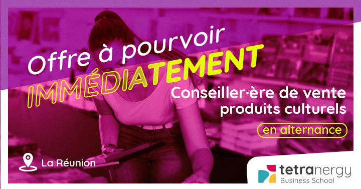 CONSEILLER·ÈRE DE VENTE EN PRODUITS CULTURELS (Saint-Leu)