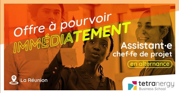 ASSISTANT·E CHEF·FE DE PROJET MARKETING & COMMUNICATION (Saint-Pierre)