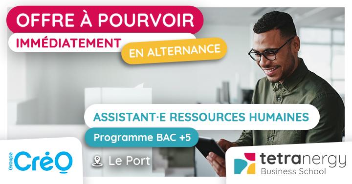 ASSISTANT·E RESSOURCES HUMAINES (Le Port)