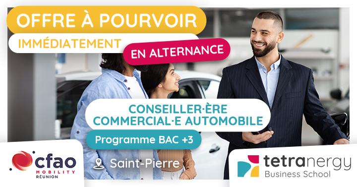 CONSEILLER·ÈRE COMMERCIAL·E AUTOMOBILE (Saint-Pierre)