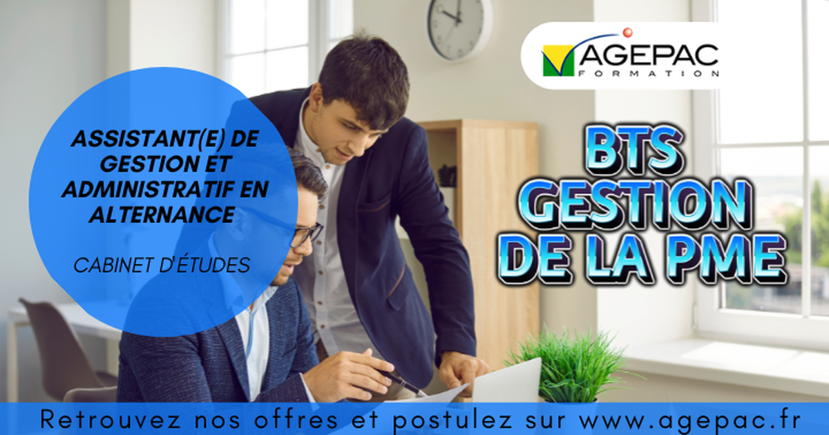 ASSISTANT(E) DE GESTION ET ADMINISTRATIF - BTS GPME EN ALTERNANCE - CABINET D'ÉTUDES  | REF984