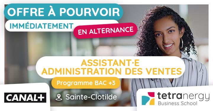 ASSISTANT·E ADMINISTRATION DES VENTES (Sainte-Clotilde)