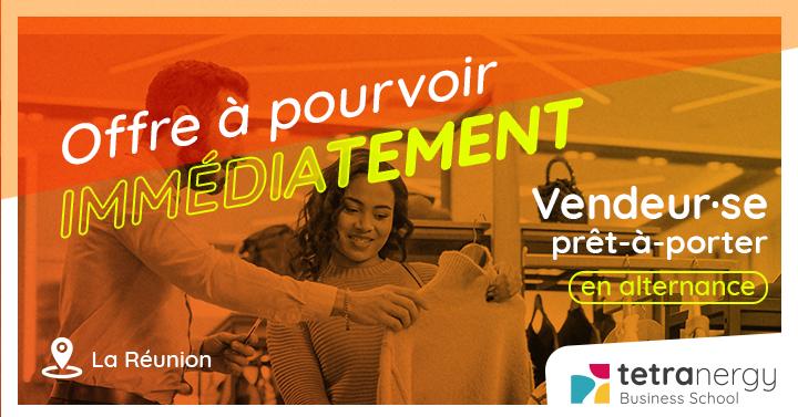 VENDEUR·SE EN MAGASIN DE PRÊT-À-PORTER (Saint-Joseph)