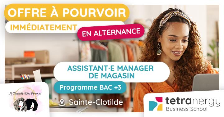 ASSISTANT·E MANAGER DE MAGASIN (Ste-Clotilde)