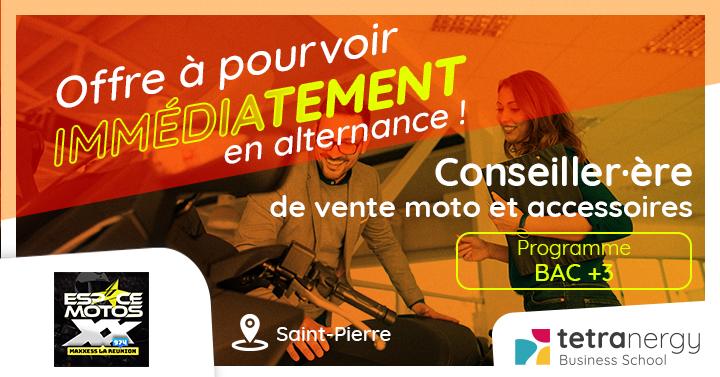 2 CONSEILLER·ÈRES DE VENTE MOTO & ACCESSOIRES (Saint-Pierre)