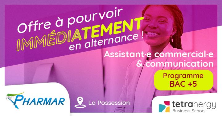 ASSISTANT·E COMMERCIAL·E & COMMUNICATION (La Possession)