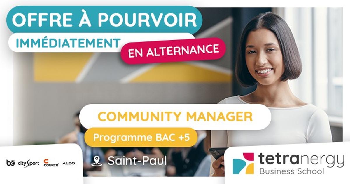 COMMUNITY MANAGER H/F (Saint-Paul)