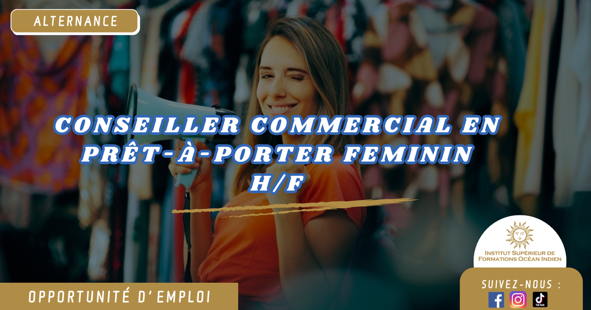 Conseiller Commercial en Prêt-à-porter féminin H/F